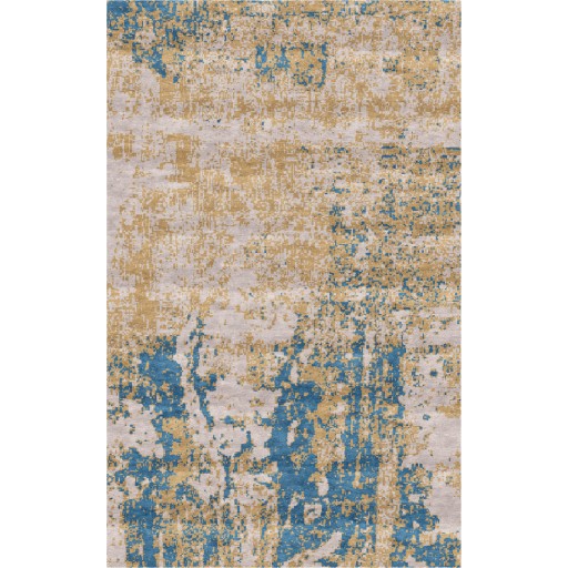 Laria Handloom Thatch Gold / Bismark Blue Rug 