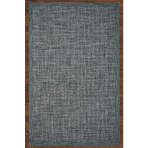 Henley Solid Wool Rug 2042 Brown - Gray - 2'6" x 8'
