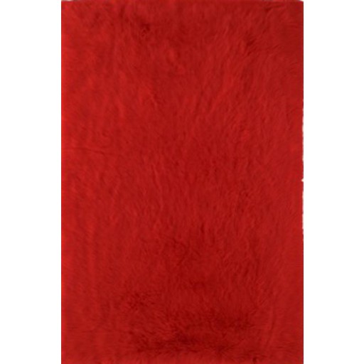 Henley Red 5x8 Solid Rug