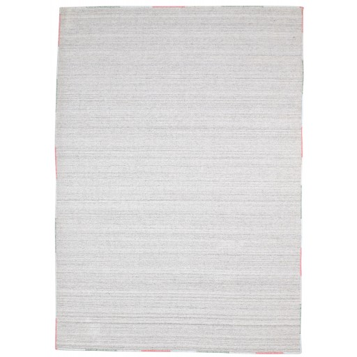 Modern Handloom Silk Silver 5' x 8' Rug