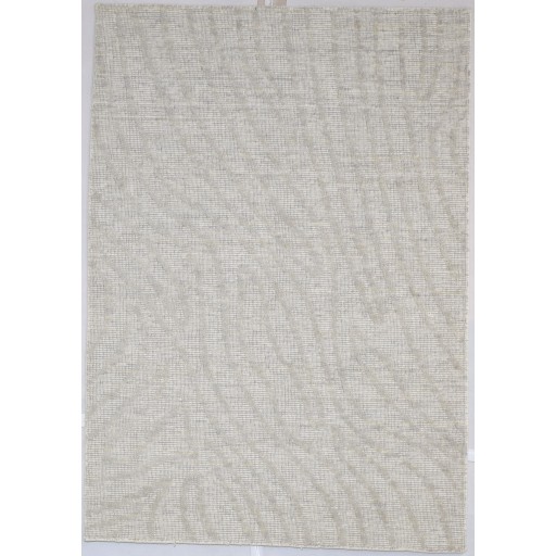 Modern Handloom Wool Brown 4' x 6' Rug