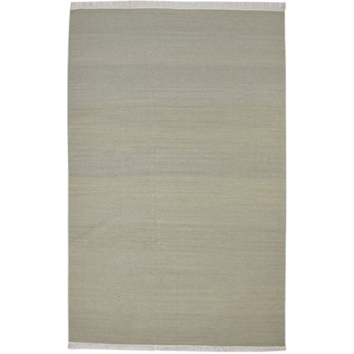 Modern Dhurrie Wool grey 5' x 8' Rug