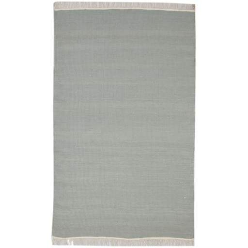 Modern Dhurrie Wool Grey 3' x 6' Rug