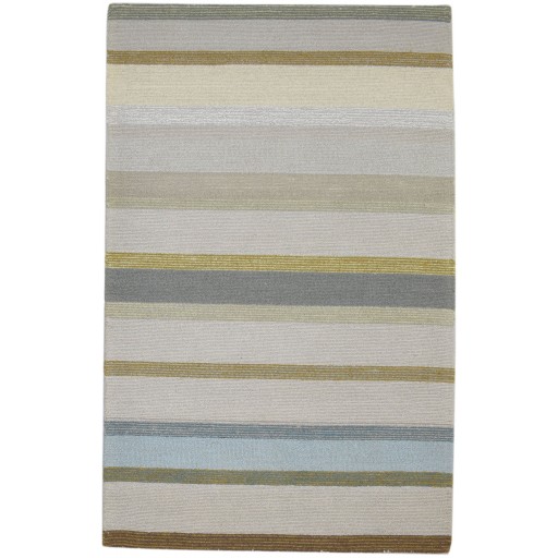 Modern Hand Tufted Wool Multi Color 4' x 8' Rug