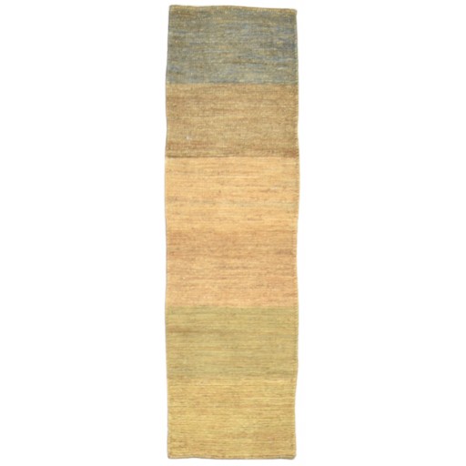 Modern Hand Knotted Jute Multi Color 2' x 6' Rug