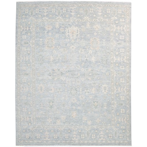 Traditional-Persian/Oriental Hand Knotted Wool Ivory 8' x 10' Rug