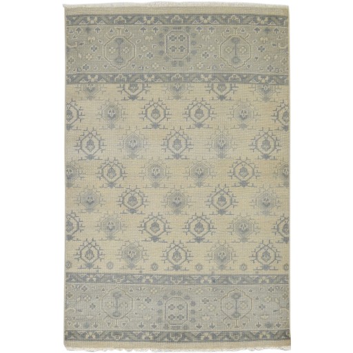 Traditional-Persian/Oriental Hand Knotted Wool Beige 4' x 6' Rug