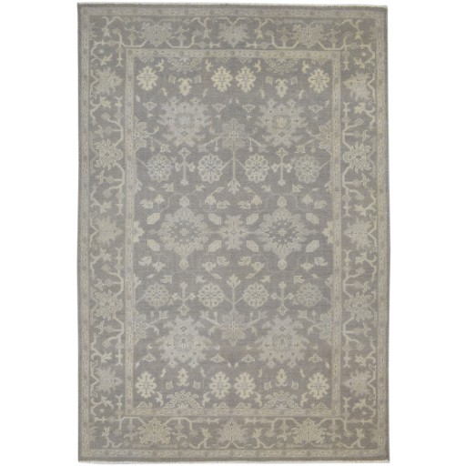 Traditional-Persian/Oriental Hand Knotted Wool Brown 5' x 9' Rug