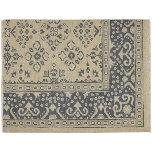 Traditional-Persian/Oriental Hand Knotted Wool Cream 3' x 4' Rug