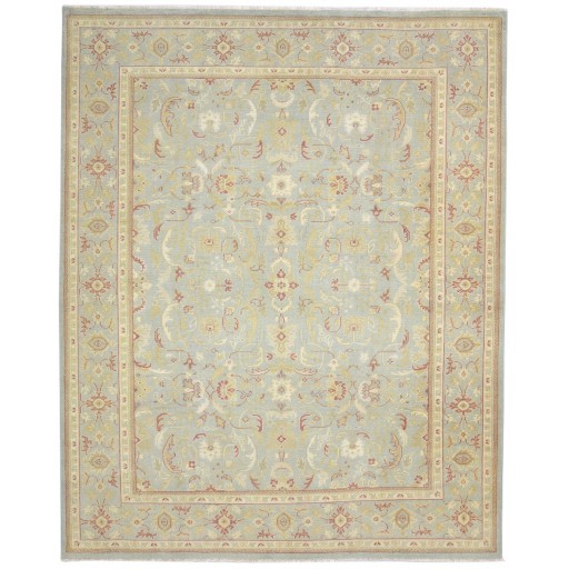 Traditional-Persian/Oriental Hand Knotted Wool grey 8' x 10' Rug