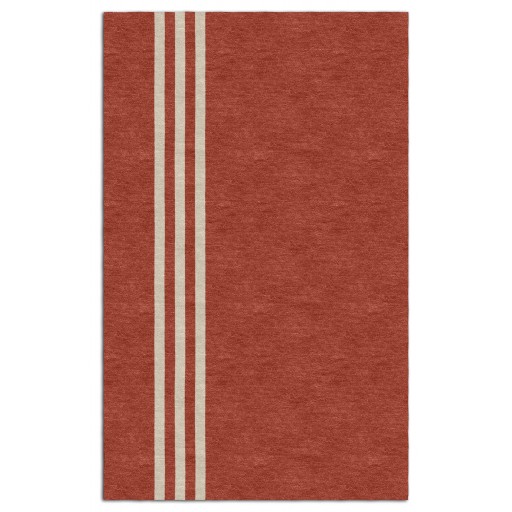 Handmade Red Silver SVSDN06CO11 Stripes Rugs