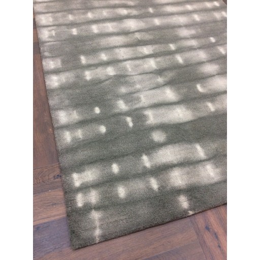 Handmade Woolen Shibori Grey Area Rug t-429 5x8