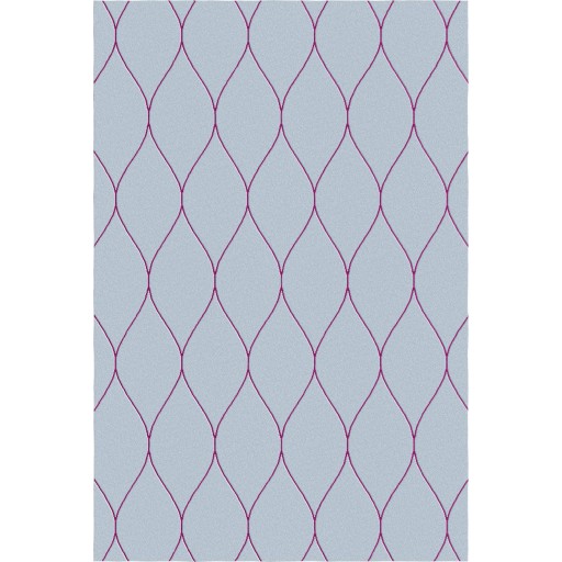 George TS3005 Grey / Purple Wool Hand-Tufted Rug
