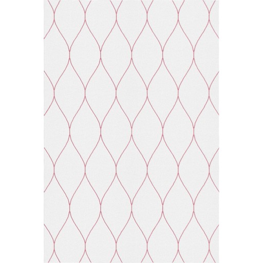 George TS3005 Silver / Pink Wool Hand-Tufted Rug