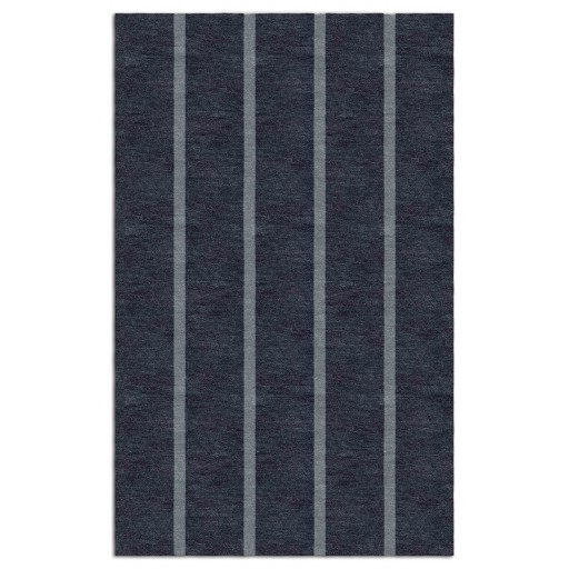 Handmade Gray Dark TVSBM03BM07 Stripes Rugs