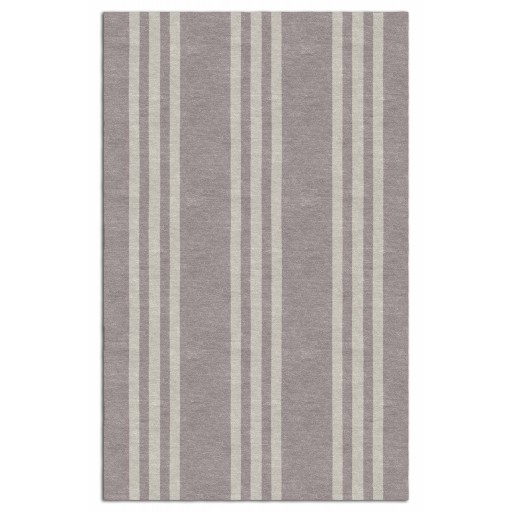 Handmade Gray V3SAJ09CA11 Stripes  8X10 Area Rugs