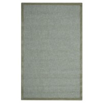 Henley 2042-Z Solid Textured Hand Tufted Rug Green 5x8