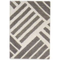 Modern Hand Tufted Wool Brown 2' x 3' Rug