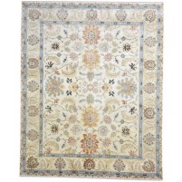 Traditional-Persian/Oriental Hand Knotted Wool Sand 8' x 10' Rug