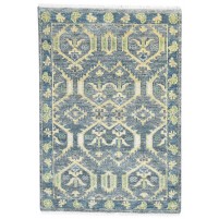 Traditional-Persian/Oriental Hand Knotted Wool Charcoal 4' x 6' Rug