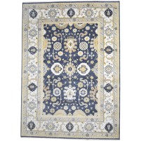 Traditional-Persian/Oriental Hand Knotted Wool Charcoal 10' x 14' Rug