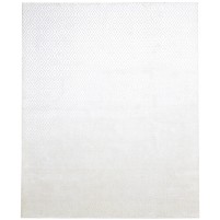 Modern Handloom Silk Silver 8' x 10' Rug