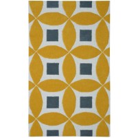 Henley Hand-Tufted Gold/Gray 4' x 6' Rug