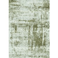 Arte Handloom Desert Ivory / Avacado Green Rug - 6' Square