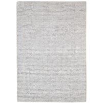 Modern Handloom Wool / Silk (Silkette) Sand 4' x 6' Rug