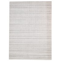 Modern Handloom Wool / Silk (Silkette) Sand 6' x 8' Rug