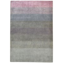 Modern Handloom Wool Multi Color 5' x 8' Rug