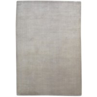 Modern Hand Woven Wool Grey 6' x 9' Rug