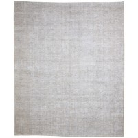 Modern Hand Woven Jute / Silk (Silkette) Grey 8' x 10' Rug