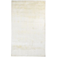 Modern Handloom Silk (Silkette) Ivory 5' x 7' Rug