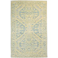 Traditional-Persian/Oriental Hand Knotted Wool Gold 5' x 8' Rug