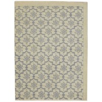 Traditional-Persian/Oriental Hand Knotted Wool Ivory 2' x 4' Rug