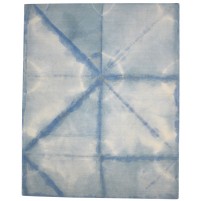 Modern Hand Tufted Wool Blue 8' x 10' Rug