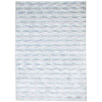 Modern Handloom Silk Blue 5' x 8' Rug