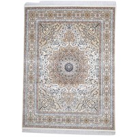 Traditional-Persian/Oriental Hand Knotted Wool Grey 8' x 11' Rug