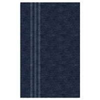 Handmade Navy Blue SVSBL01BL05 Stripes Rugs