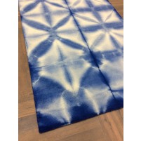 Handmade Woolen Shibori Blue Area Rug t-348 5x8