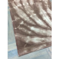 Handmade Woolen Shibori Brown Area Rug t-455 5x8