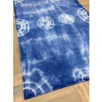 Handmade Woolen Shibori Blue Area Rug t-543 5x8