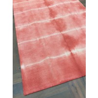 Handmade Woolen Shibori Pink  Area Rug t-644 5x8