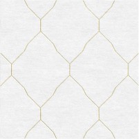 Katherine TS3001 Silver/Gold 4' Square Rug