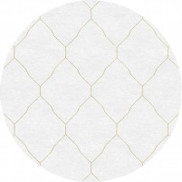 Katherine TS3001 Silver/Gold 6' Round Rug
