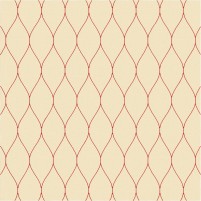 George TS3005 Peach / Red Wool Hand-Tufted Rug - Square 9'