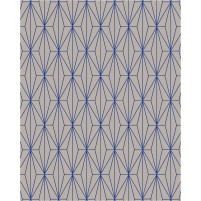 Floyd TS3013 Brown / Blue Hand-Tufted Rug - Rectangle 8' x 10'