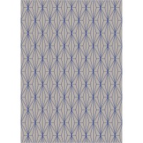Floyd TS3013 Brown / Blue Hand-Tufted Rug - Rectangle 9'9" x 13'9"
