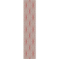 Floyd TS3013 Brown / Christmas Red Hand-Tufted Rug - Runner 2'6" x 12'